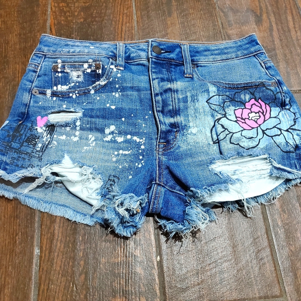American Eagle Vintage Hi-rise Festival Shortie